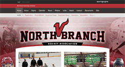 Desktop Screenshot of northbranchhockey.com
